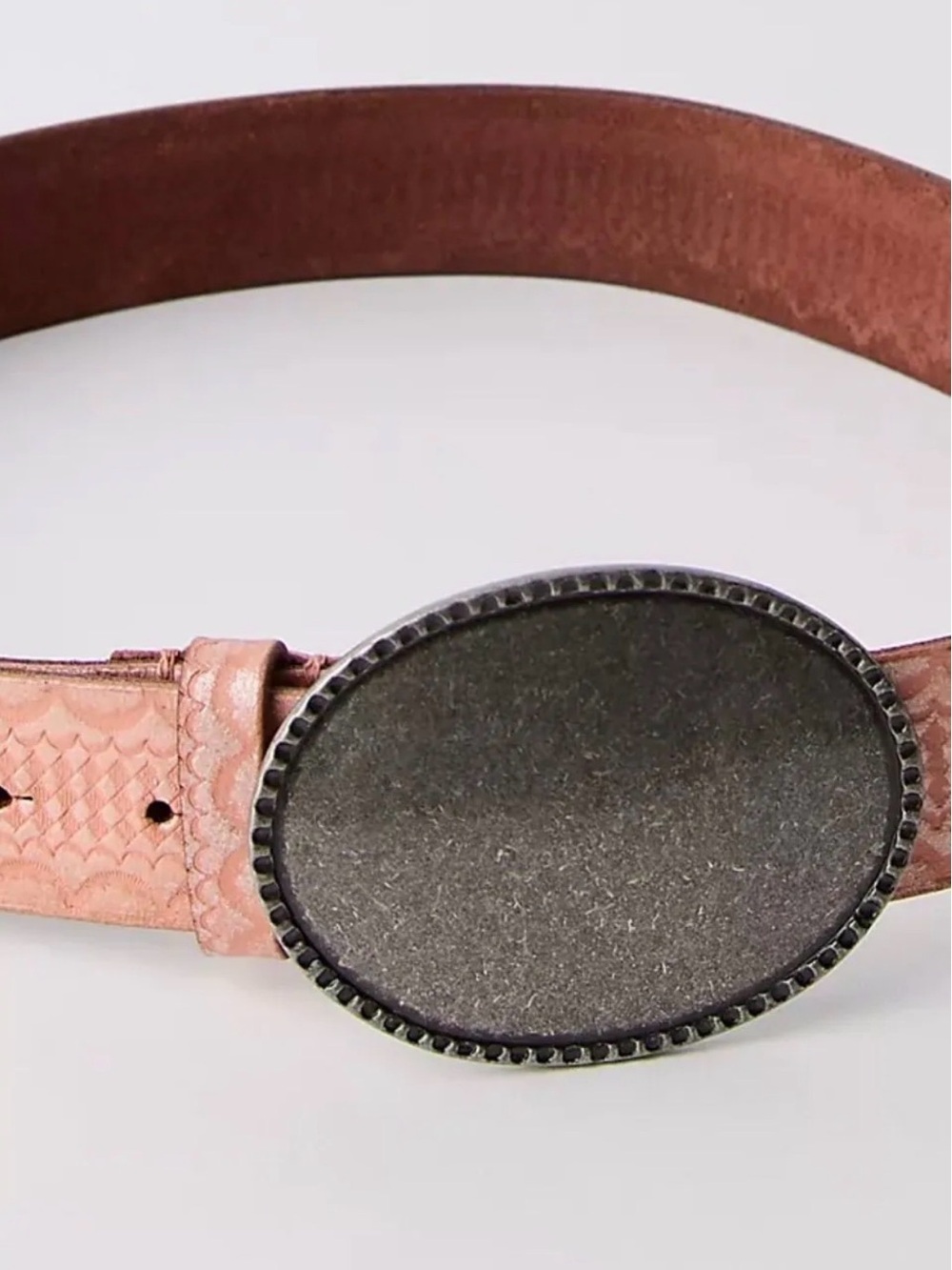 Free People Duke Concho Belt in Peachie Pie Size S/M NWT - Picture 8 of 8